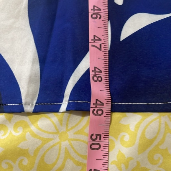 SHEIN EUC Blue & White Maxi Dress, Open Midriff, Sexy, Super stretchy! Size 12 - Picture 10 of 12